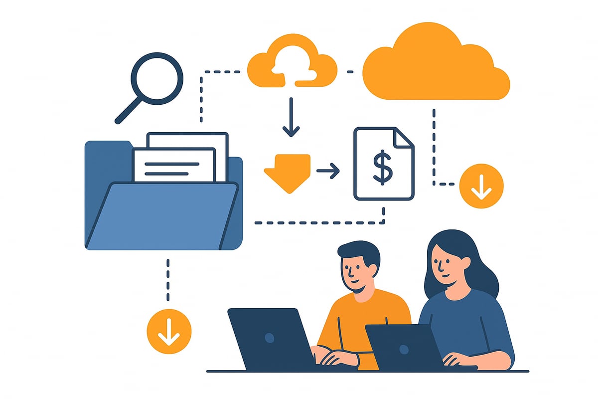 Dropbox-Rechnungen finden, herunterladen und speichern: Schritt-für-Schritt